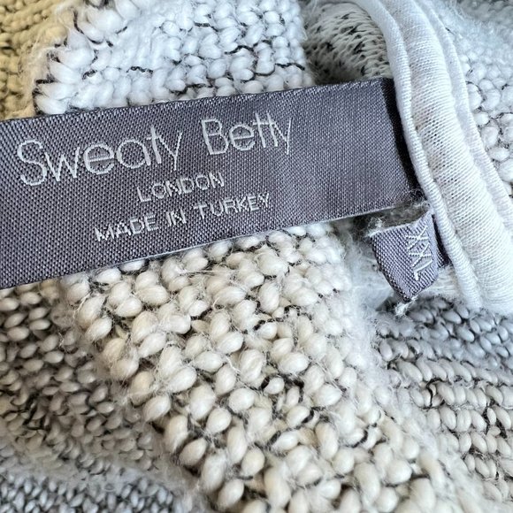 Sweaty Betty Restful Boucle Athleisure Sporty  Sweatshirt Lily White Size XXL - Picture 8 of 14